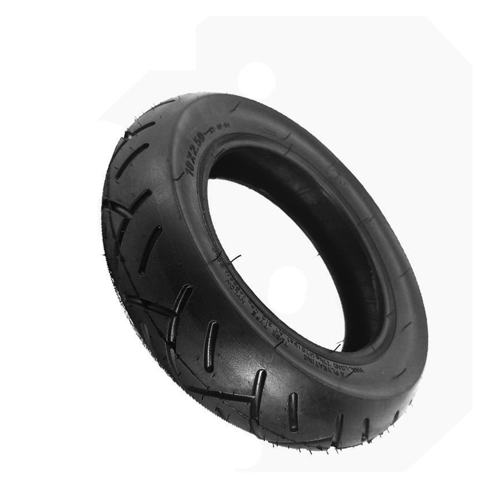DRTBAC Tires 10 x 2.50 inch Black 10X2.50 for Electric Scooter Balance Drive Bicycle Tyre
