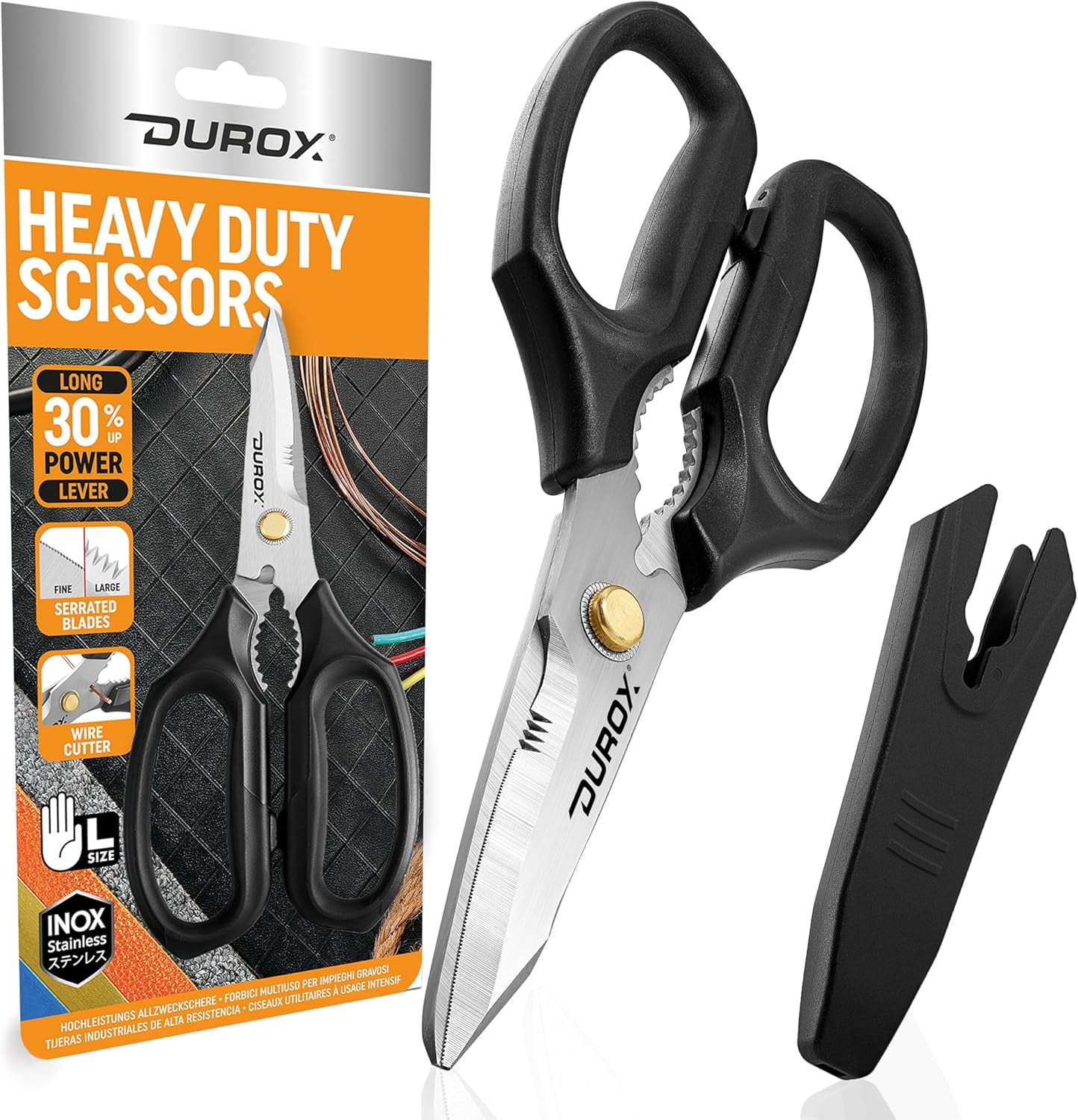 DRX Tool - Heavy Duty Scissors, Multipurpose Utility Scissors. Built To - View #5