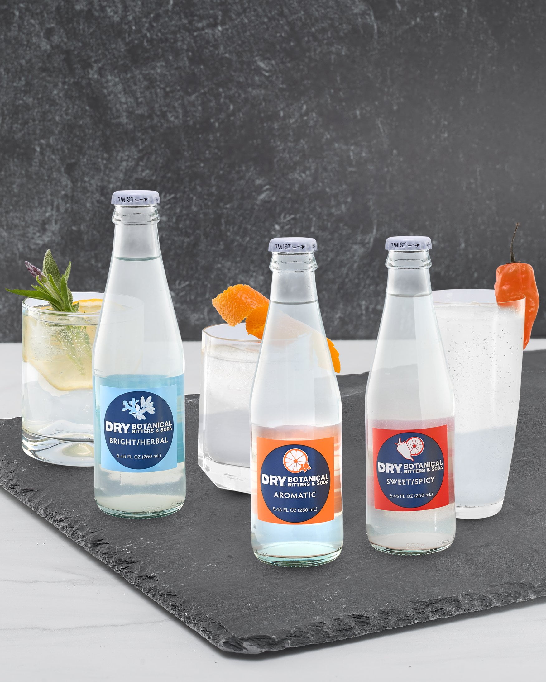 DRY Botanical Bitters & Soda Variety Pack (12pk)