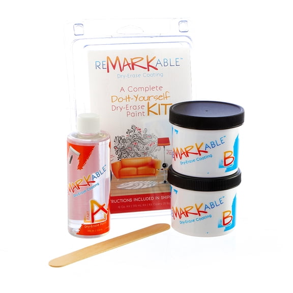 DRY ERASE PAINT- 35 FOOT KIT (CLEAR)