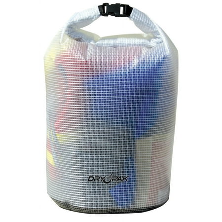 DRY PAK WB-6 Roll Top Dry Gear Bag, Reinforced Clear, 11.5" X 19"