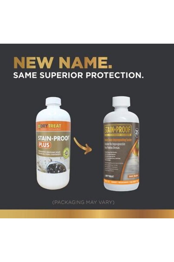 DRY-TREAT - Stain-Proof Plus - Premium Countertop/Dense Impregnating Sealer - 16OZ