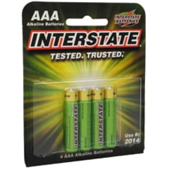 DRY0035 1.5V Alk AAA Interstate 4 Pack