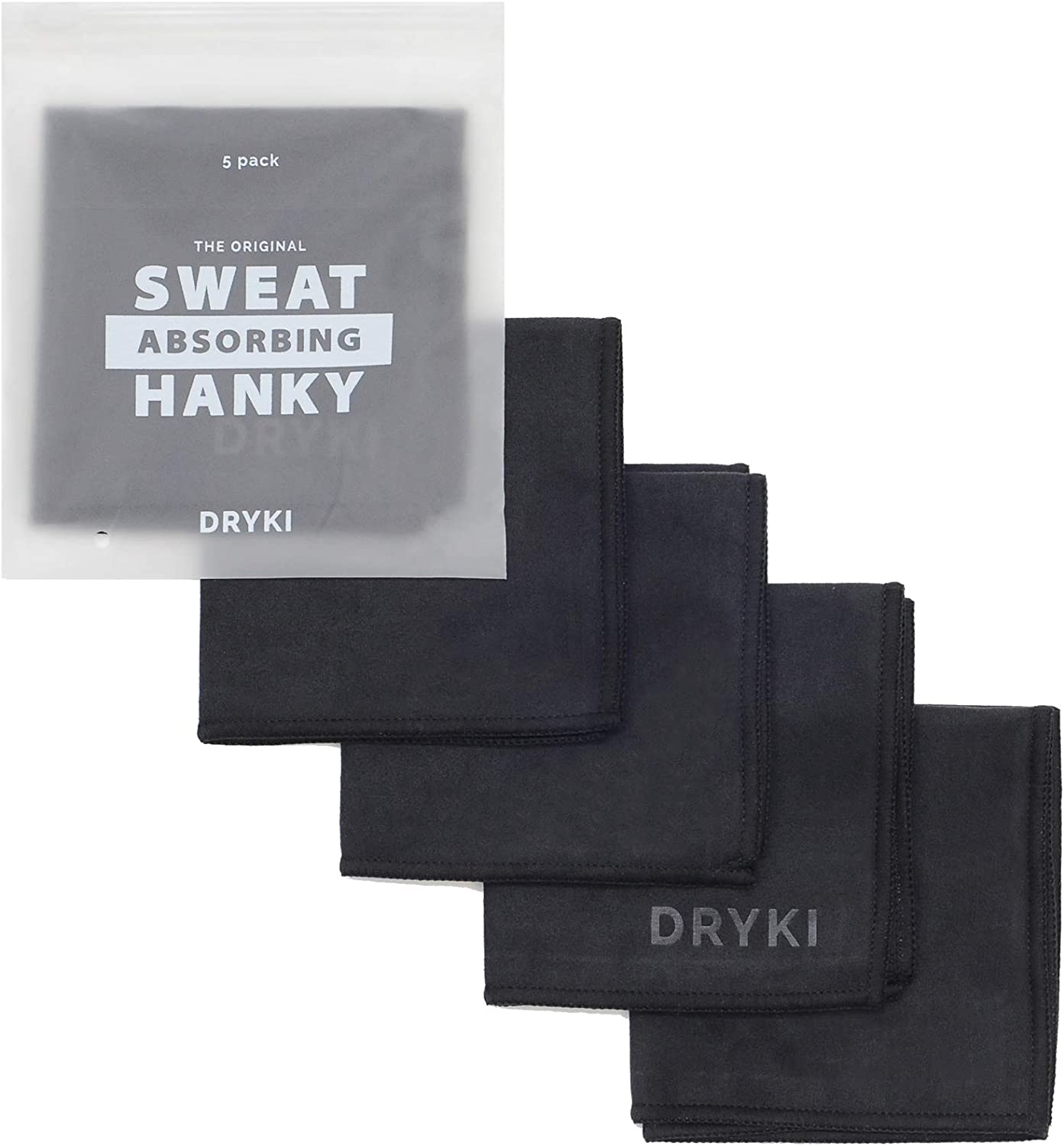 DRYKI Sweat Absorbing Handkerchiefs The Original Sport Microfiber
