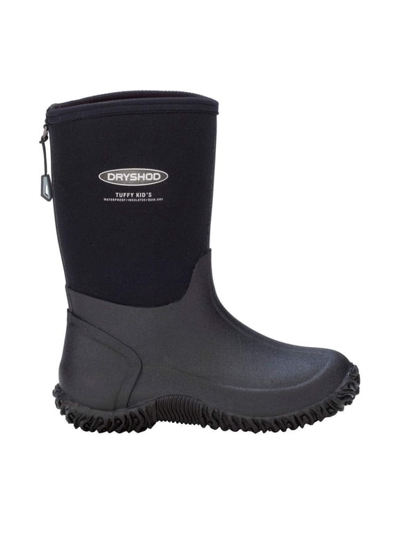 Kids Tuffy All Season Outdoor Sport Boot ONE SIZE BLACK/GREY