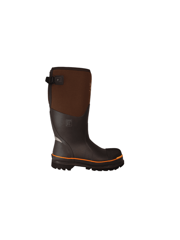 Men's Nanotoe Protective Gusset Work Boot size 14 BRN/ORG