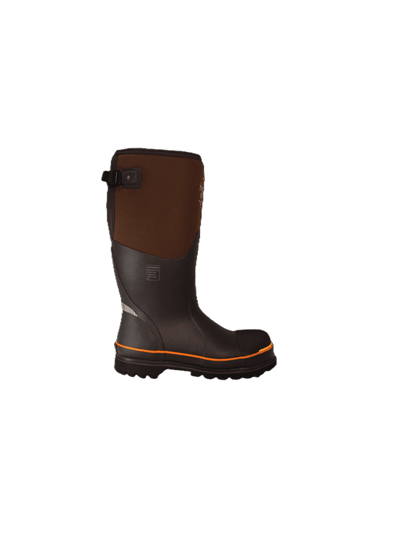 Men's Nanotoe Protective Gusset Work Boot size 16 BRN/ORG