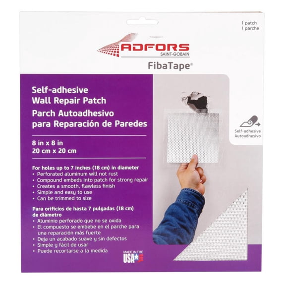 DRYWAL REPAIR SHEET 8X8"" (Pack of 1)