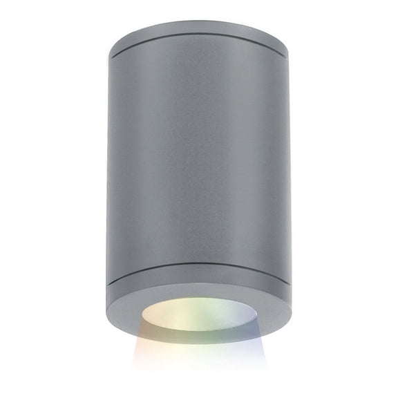 DS-CD05-N-CC-GH-WAC Lighting-Tube Architectural-31W 25 degree Color Changing 1 LED Flush Mount in Contemporary Style-4.88 Inches Wide by 7.13 Inches