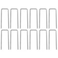 DS. DISTINCTIVE STYLE Wind OIF8 Stakes Set of 12 Galvanized Staples 4