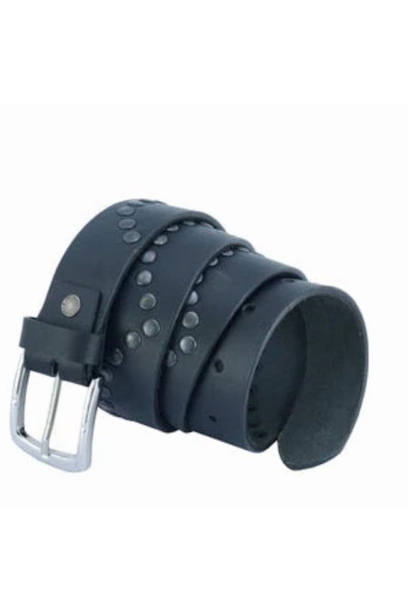 Daniel Smart Iconic Black Genuine Leather Belt