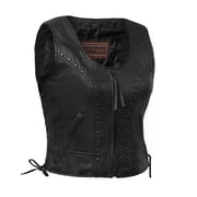 DS Daniel Smart Womens Outerwear Vest with Pockets