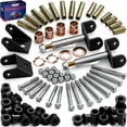 thumbnail image 1 of DS Deluxe Repair Bushing Kit, 1993-UP Golf Cart Front Rear End Bushing Kit for  DS,  King Ping Repair Kit,  Front End Rebuild Kit OEM# 1015583 1016386 1016384, 1 of 9