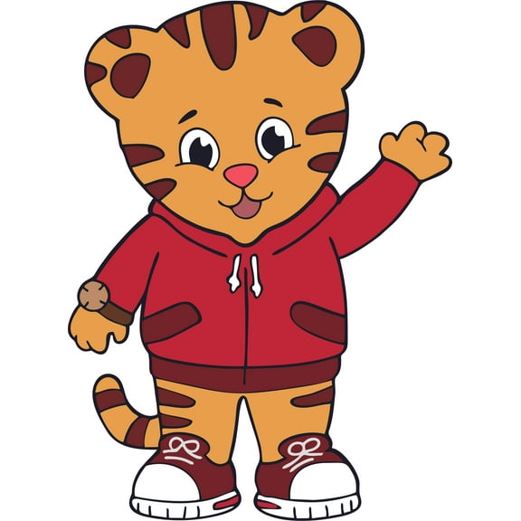 DS Designs Daniel Tiger's Neighborhood Wall Decal, 20 x 26 in, for Kids Bedroom and Nursery Decor