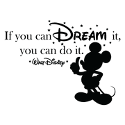 DS Designs Mickey Mouse Removable Home Adhesive Wall Sticker