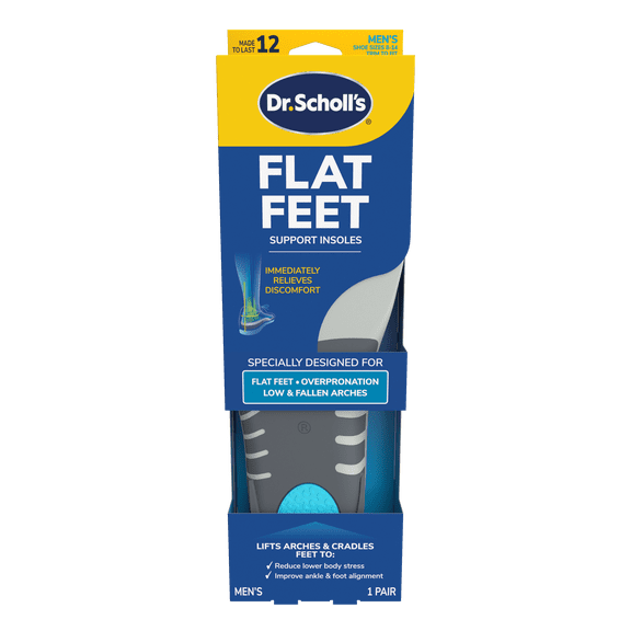 Dr. Scholl's Flat Feet Insoles for Men - 1 Pair