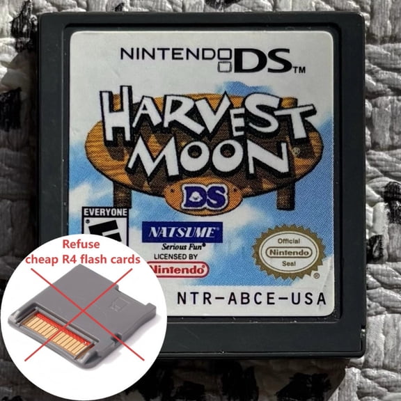 DS Game Cartridge Harvest Moon DS US Version (Not R4 Flashcard) DS Games for NDS 3DS DSI DS