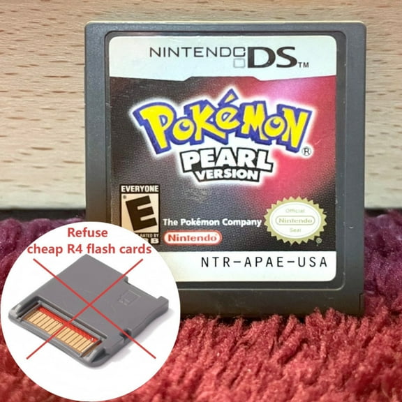 DS Game Cartridge Pokemon Pearl Version US Version (Not R4 Flashcard) DS Games for NDS 3DS DSI DS