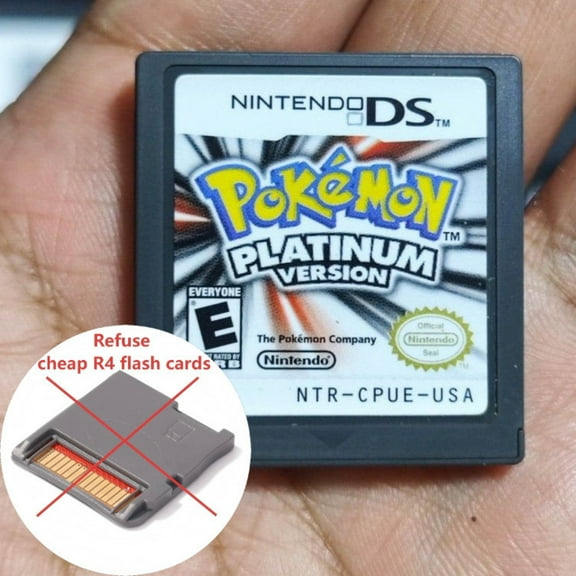 DS Game Cartridge Pokemon Platinum Version US Version (Not R4 Flashcard) DS Games for NDS 3DS DSI DS