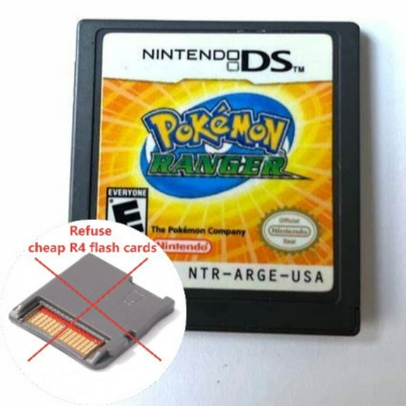 DS Game Cartridge Pokemon Ranger US Version (Not R4 Flashcard) DS Games for NDS 3DS DSI DS