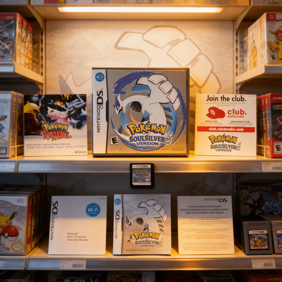 DS Game Cartridge Pokemon SoulSilver Version US Version (Not R4 Flashcard) DS Games for NDS 3DS DSI DS