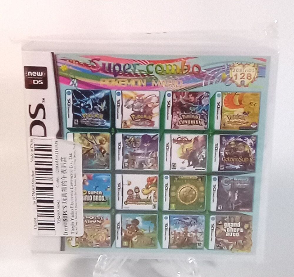 DS Game Super Combo 208 Game Hop 1 for DS DS Lite DSi 3DS 2DS Brand New
