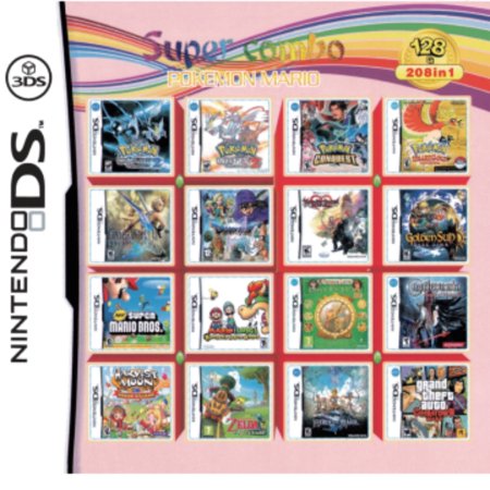 DS Games Super Combo 208 Games In 1