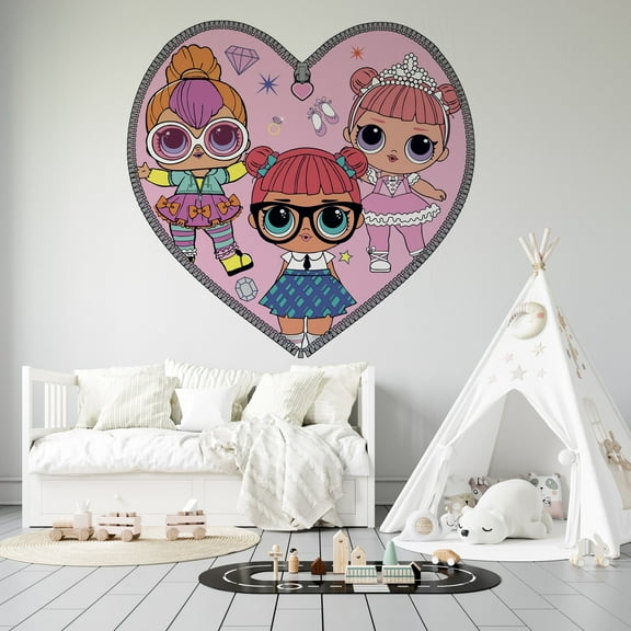 DS Inspirational Decals Center Stage Teacher's Pet Neon QT Vinyl Wall Decal - 19" x 20" Adhesive Home Art Lil Outrageous Little Dolls Decor Design Girls Kids Bedroom Decoration Removable Sticker