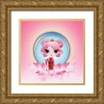 thumbnail image 1 of DS, Kamala 15x15 Gold Ornate Wood Framed with Double Matting Museum Art Print Titled - PinkLotus, 1 of 4