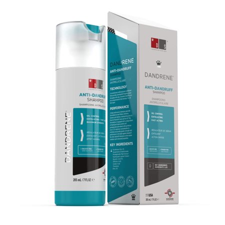 DS LABORATORIES Dandrene Dandruff Shampoo Shampoo for Itchy, Dry Scalp, Psoriasis Shampoo, Seborrheic Dermatitis Shampoo, For Men and Women (7 fl oz)