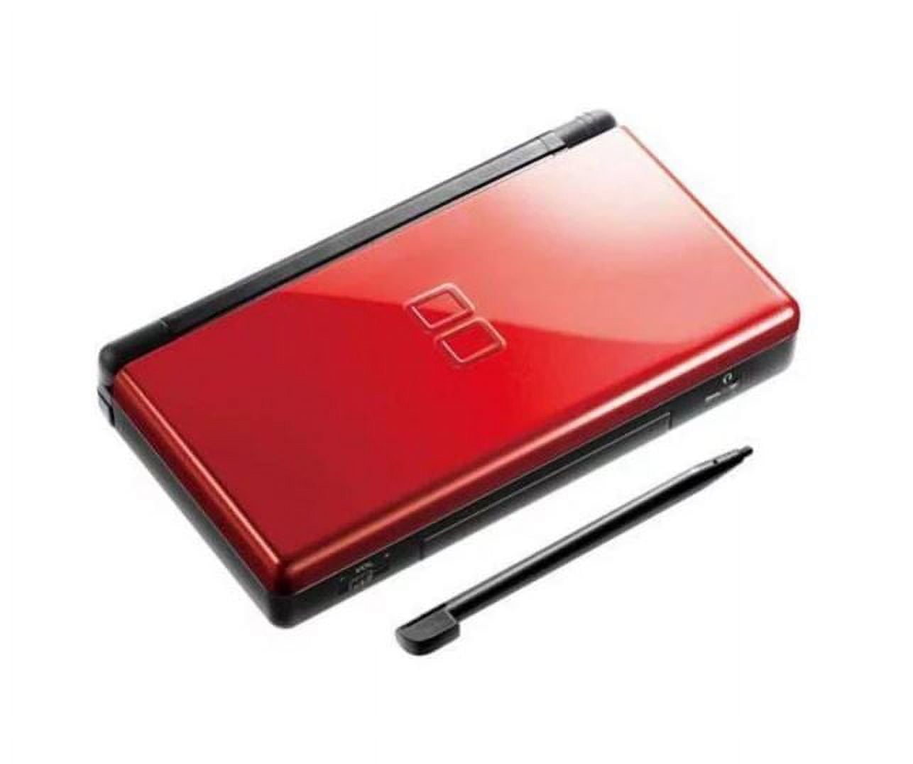 Nintendo DS Lite Handheld Gaming System - New Crimson/Black Shell