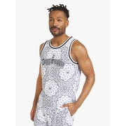 by Snoop Dogg All-Gender Men's and Women's Bandana Print Mesh Tank, Sizes 4XL - 5XL
