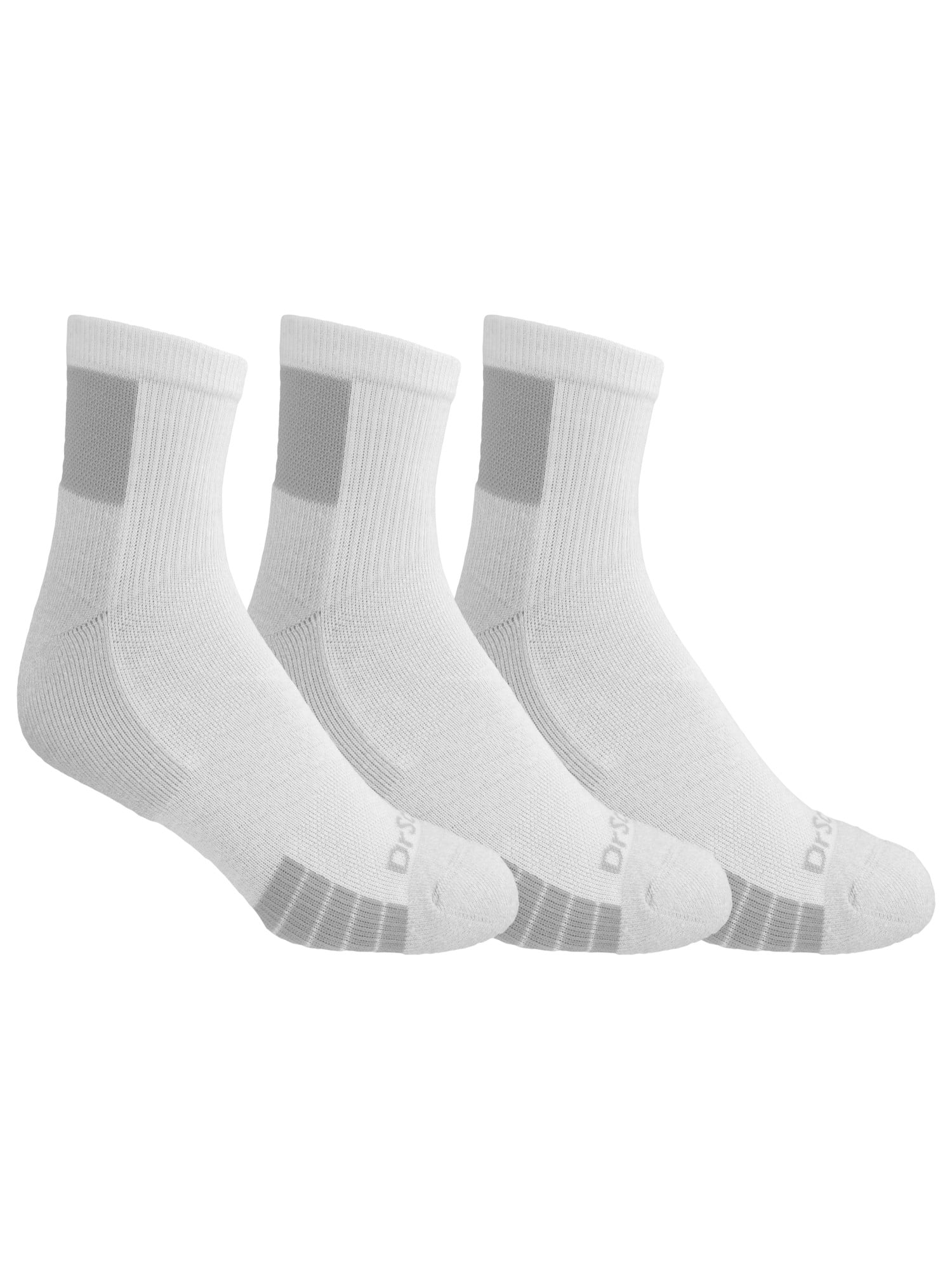 Dr. Scholls Men's Big & Tall Ankle Plantar Fascia Socks, 3-Pack