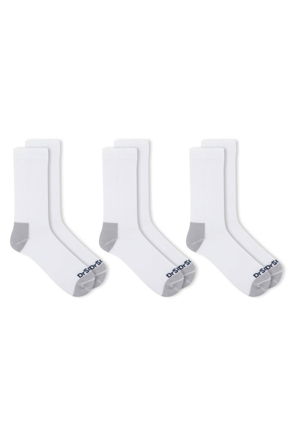 Dr Scholl's Work Compression Crew Socks, 3-Pack