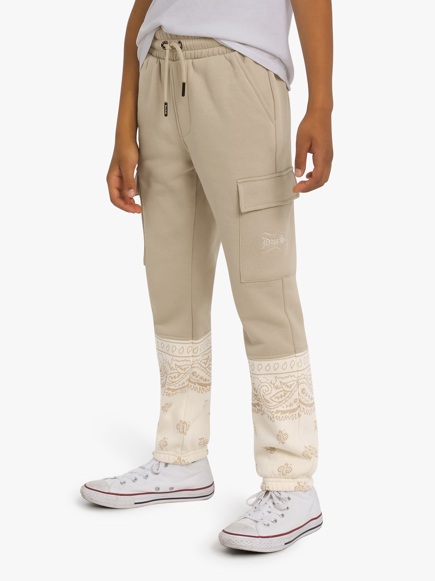 Dogg Supply by Snoop Dogg Boys Bandana Cargo Joggers, Sizes 4-18