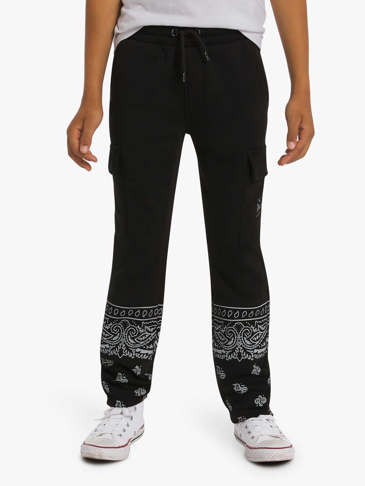Dogg Supply by Snoop Dogg Boys Bandana Cargo Joggers, Sizes 4-18
