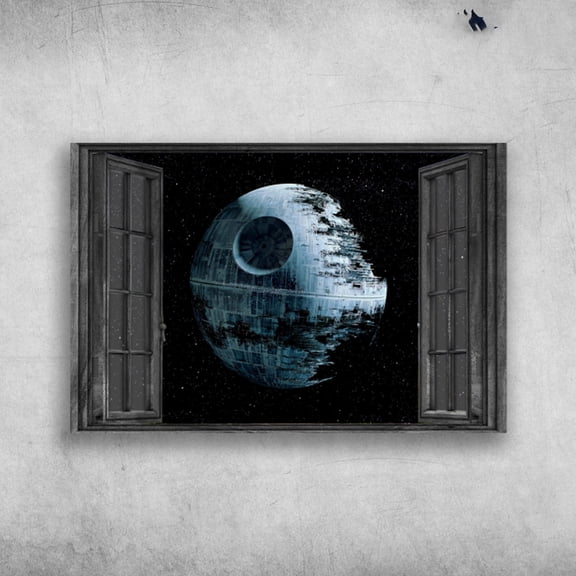DS Planet Outside The Window 24 x 36 Inch Poster