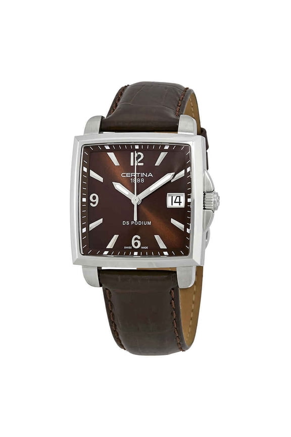 DS Podium Square Brown Dial Ladies Watch C001.310.16.297.00