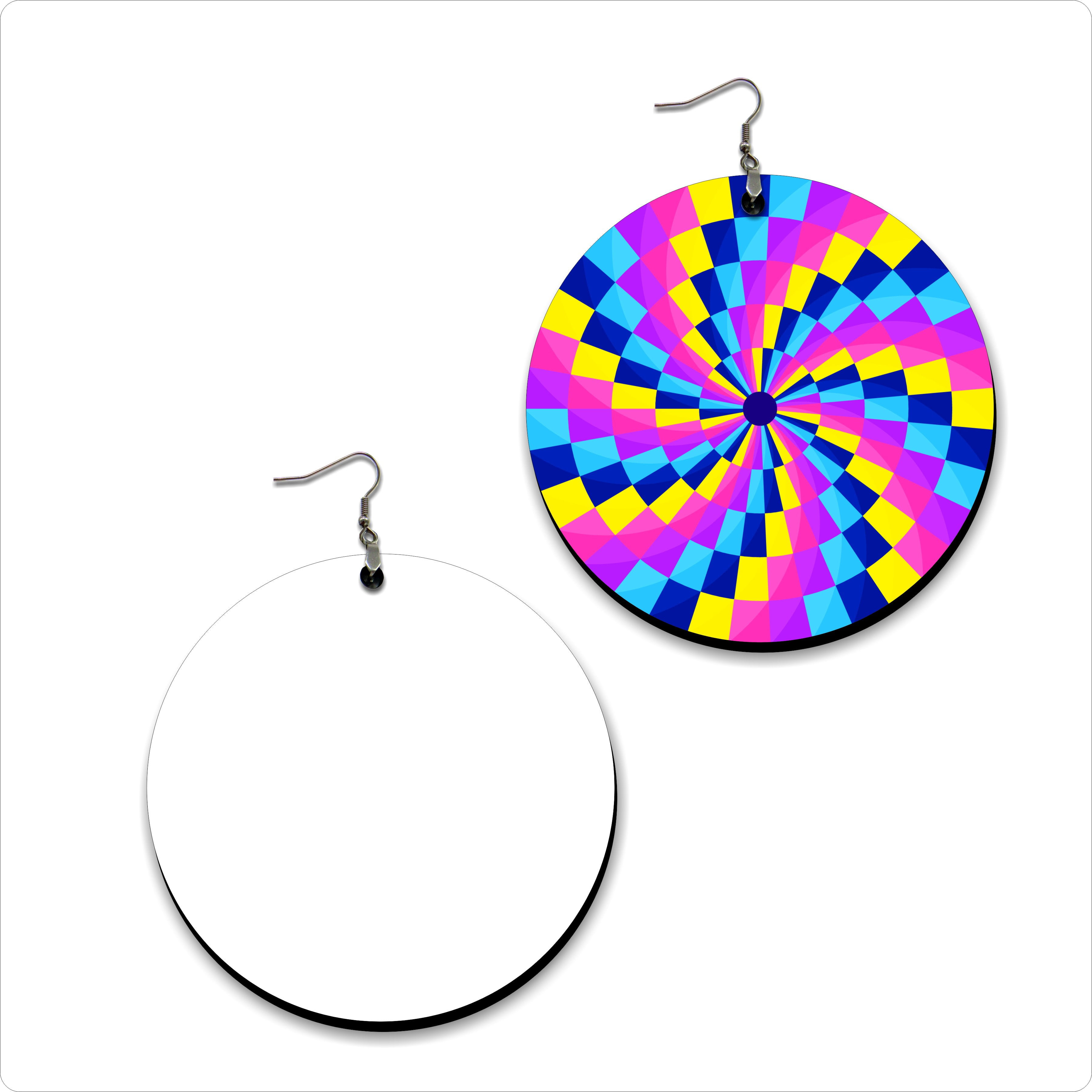 Round Earrings 40 Pieces Sublimation Blanks Dangle Earrings Circle (1,  Single Sided) - Yahoo Shopping