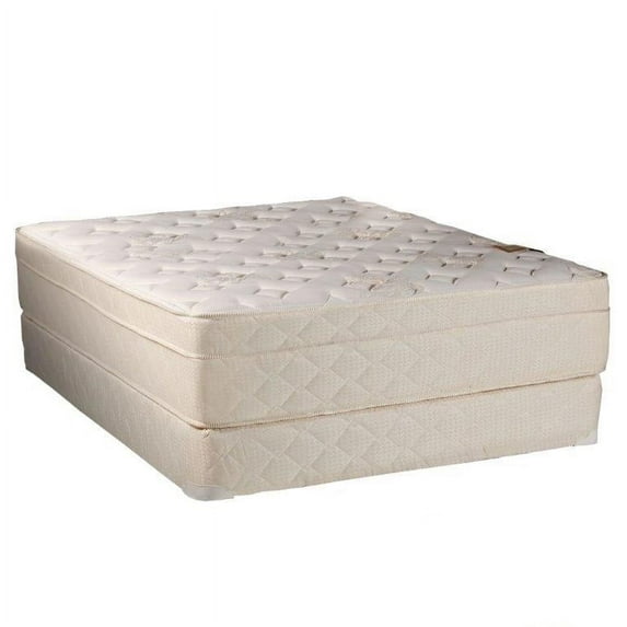 DS USA Beverly Hills Firm Foam Eurotop Twin Size Mattress Set with Mattress Cover Protector - Fully Assembled, High Quality Fabric, Orthopedic Type, Longlasting Comfort