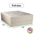 thumbnail image 1 of DS USA Beverly Hills Firm Full Size Eurotop PillowTop Mattress Set with Metal Bed Frame - Sleep System, High Quality Foam, Orthopedic, Longlasting Comfort by Dream Solutions USA, 1 of 6