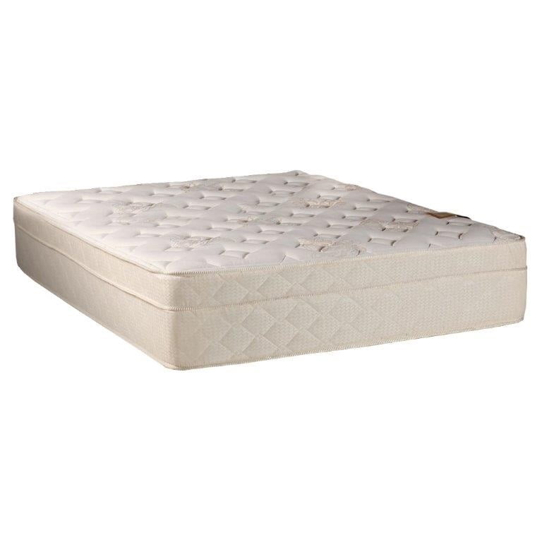 DS USA Beverly Hills (Pillowtop) Eurotop Firm Foam Encased Mattress Only with Mattress Cover Protector - Innerspring Coils, Fully Assembled, Orthopedic by Dream Solutions USA (Queen 60"x80"x13")