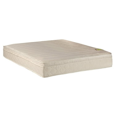 DS USA Comfort Pedic Extra Firm (Eurotop) PillowTop Mattress Only with Mattress Cover Protector - Fully Assembled, Innerspring Coils, Longlasting Comfort by Dream Solutions USA (Full 54'x75"x11")