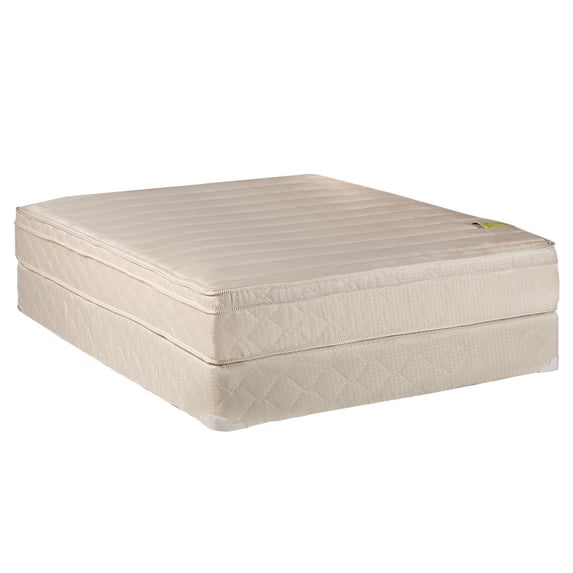 DS USA Comfort Pedic Firm Eurotop Mattress Set with Mattress Protector Included - Innerspring coils, Orthopedic, Longlasting by Dream Solutions USA (Queen 60"x80"x11")