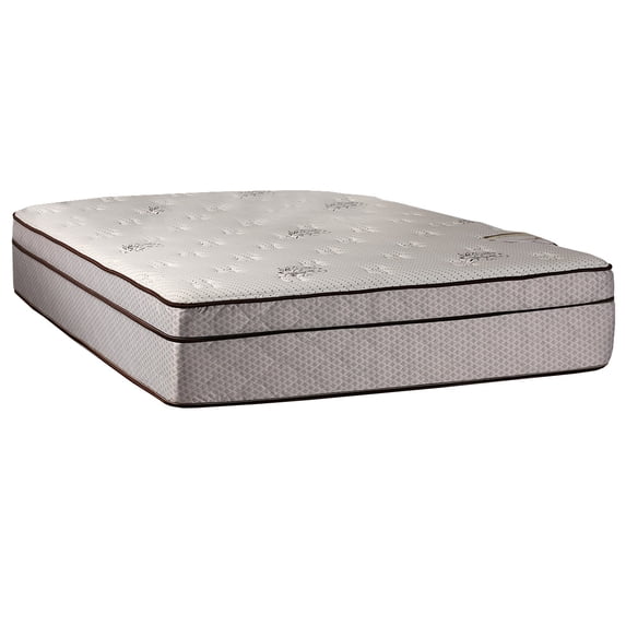 DS USA Fifth Ave PillowTop Plush Extra Soft King Size Mattress Only with Mattress Cover Protector - Spine Support, Orthopedic, Longlasting by Dream Solutions USA