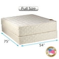 thumbnail image 1 of DS USA Grandeur Deluxe Two-Sided Gentle Firm Full Size Mattress and Box Spring Set with Metal Bed Frame - Orthopedic, Spine Support, High Foam Quality, Long Lasting Comfort by Dream Solutions USA, 1 of 6