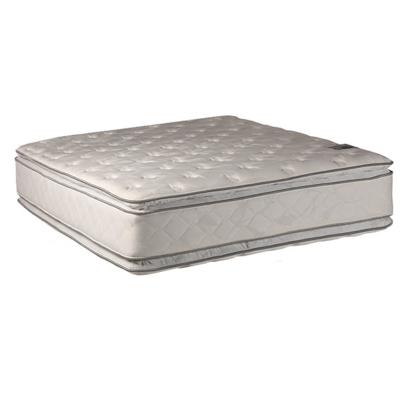 DS USA Serenity Double-Sided Medium Soft Eurotop Mattress Only with Mattress Cover Protector - Orthopedic type, Fully Assembled, Long Lasting Comfort by Dream Solutions USA (Full 54"x75"x12")