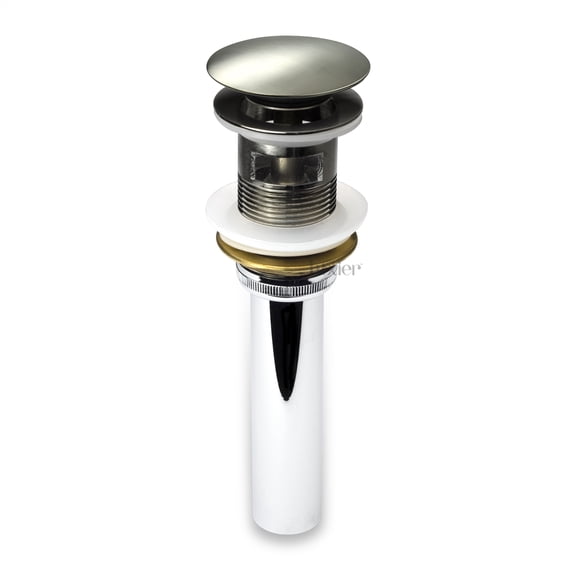 DS02-TB 1 5/8" Bathroom Faucet Vessel Vanity Sink Pop Up Drain Stopper With Overflow Brushed Nickel