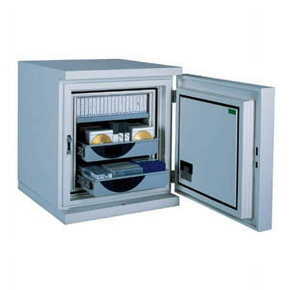 FireKing Data Safe, UL Class 125 1-Hour Fire Resistant/Impact Resistant, With Electronic Lock UL RSC burglary rating, 29"H x 26"W x 27"D, Platinum