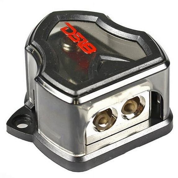 DS18 0 Gauge to 4 gauge Outputs Set Screw Ground Distribution Block AWG DB1024